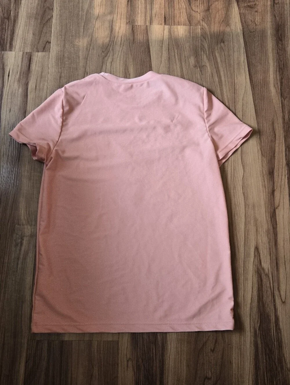Kids size 10 VGUC set of two Short Sleeve Rashguards Cream & Pink